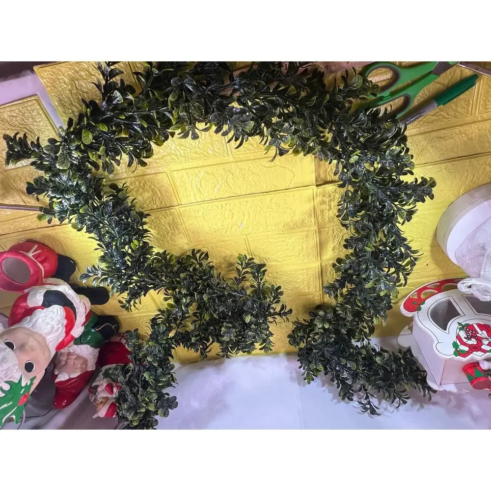 Vintage 6’ Holiday Christmas Greenery Garland